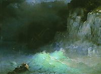 Storm, 1861, aivazovsky