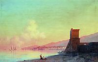Sunrise in Feodosia, 1852, aivazovsky