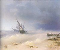 Tempest, 1872, aivazovsky