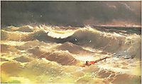 The Tempest , 1886, aivazovsky