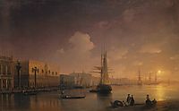 Venetian Night, aivazovsky