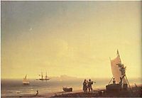View on the Capri, 1845, aivazovsky