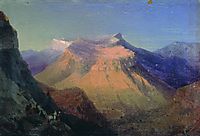 View of Gunib, 1868, aivazovsky
