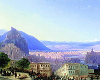 View of Tiflis, 1868, aivazovsky