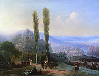 View of Tiflis, 1869, aivazovsky
