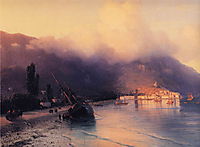 View of Yalta, 1867, aivazovsky