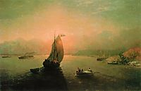 Volga, 1887, aivazovsky