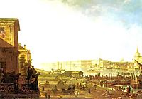 The Admiralty and the Winter Palace viewed from the Military College, 1794, alekseyev