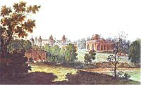 Palace in Tsaritsyno in the Vicinity of Moscow, c.1800, alekseyev