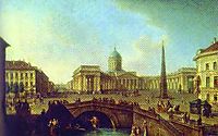 View of the Kazan Cathedral in St. Petersburg, 1811, alekseyev
