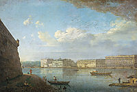 View of the Palace Embankment from St. Peter-s and St. Paul-s Fortress, 1810, alekseyev