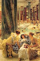 The Baths of Caracalla, 1899, almatadema
