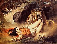 The Death of Hippolytus, 1860, almatadema