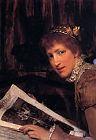 Interrupted, 1880, almatadema