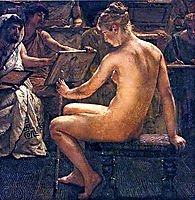 A Roman studio, 1877, almatadema
