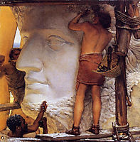 Sculptors in Ancient Rome, 1877, almatadema