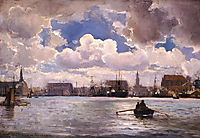 The Port of Copenhagen, 1874, altamouras
