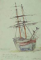 Study on the ship Esmeralda, altamouras
