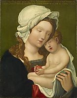 Mary with child, 1531, altdorfer