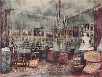 Interior in Palace Windischgratz in the race in Vienna, 1848, altrudolf