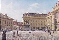 The Josef square in Vienna, 1831, altrudolf