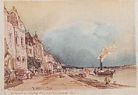 The landing site in Stein an der Donau, 1844, altrudolf
