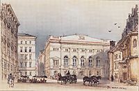 Lower Austrian country house in Vienna Viewed from Minoritenplatz, 1845, altrudolf
