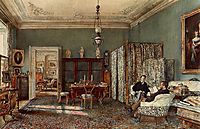 The Morning Room of the Palais Lanckoronski, Vienna, 1881, altrudolf
