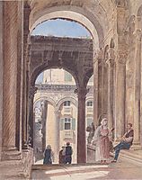 Ruins of Diocletian at Spalato, 1841, altrudolf