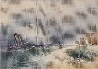 Storm on Lake Garda, 1839, altrudolf