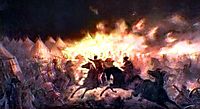 The Battle With Torches, 1891, aman