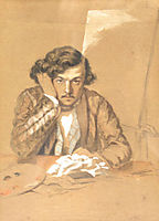 Self-Portrait, 1851, aman