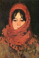 The Red Scarf, andreescu