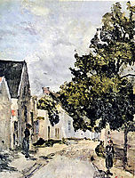 Street from Barbizon during summer time, andreescu