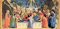 The Burial of the Virgin and the Reception of Her Soul in Heaven, 1435, angelico