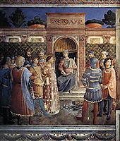 Condemnation of St. Lawrence by the Emperor Valerian, 1449, angelico