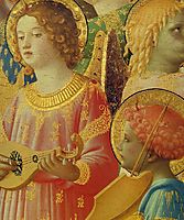 Coronation of the Virgin (detail), 1435, angelico