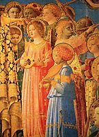 Coronation of the Virgin (detail), 1435, angelico