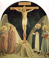 Crucified Christ with Saint John the Evangelist, angelico