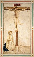 Crucifixion with St. Dominic Flagellating Himself , c.1442, angelico