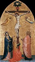Crucifixion with the Virgin, John the Evangelist, and Mary Magdelene, 1420, angelico