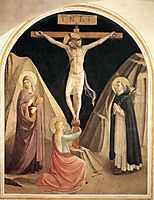 Crucifixion with the Virgin, Mary Magdalene and St. Dominic, 1442, angelico