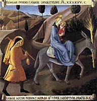 Flight into Egypt, 1452, angelico