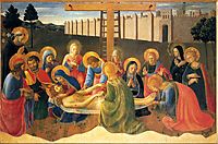 Lamentation over Christ, 1441, angelico
