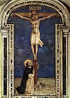 Saint Dominic Adoring the Crucifixion, 1442, angelico