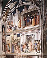 Scenes from the Lives of Sts. Lawrence and Stephen, 1449, angelico