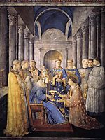 St. Peter Consacrates St. Lawrence as Deacon, 1449, angelico