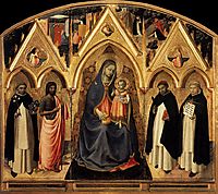 St. Peter Martyr Altarpiece, 1428, angelico
