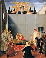 The Story of St. Nicholas: The Death of the Saint, 1448, angelico
