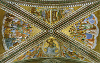 View of the chapel vaulting, angelico